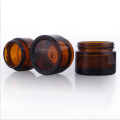 20ml/30ml/50ml round cosmetic amber glass jar